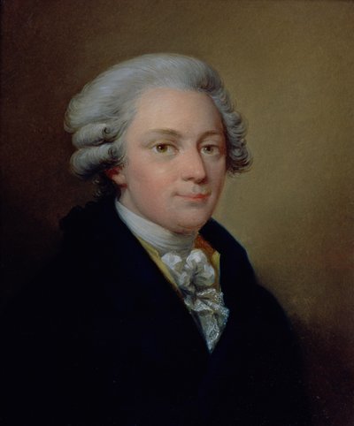 Portrait de Wolfgang Amadeus Mozart - Giuseppe or Josef Grassi